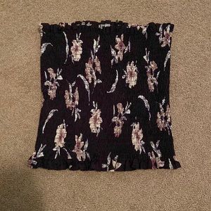 Cute Tube Top with flowers